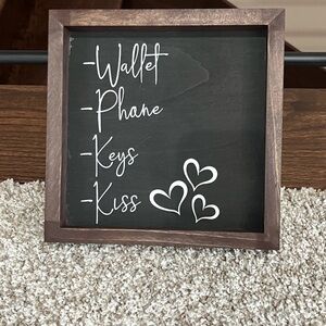 Chalkboard Sign with Heart Design